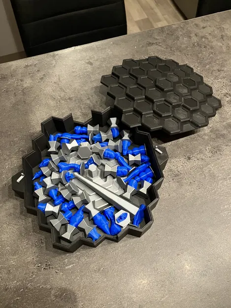 Hộp đựng phiên bản Prusa balance game xếp gọn và các quân cờ - Image 2