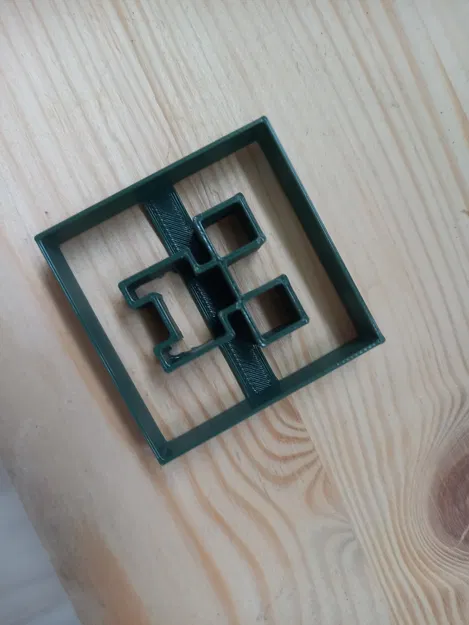 Khuôn Cắt Bánh Quy Phong Cách Minecraft (Creeper) - Image 1