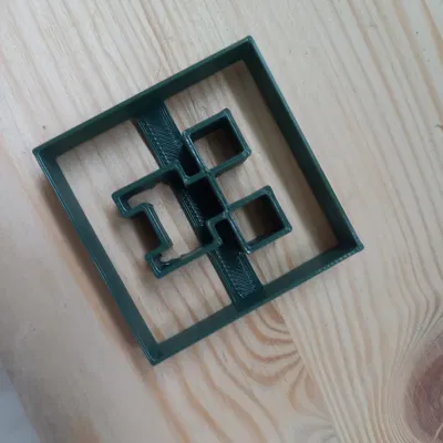 Khuôn Cắt Bánh Quy Phong Cách Minecraft (Creeper)