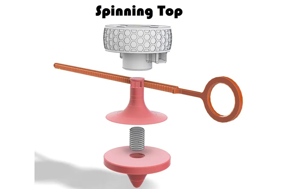 Con Quay Có Tay Kéo Bánh Răng - Image 1