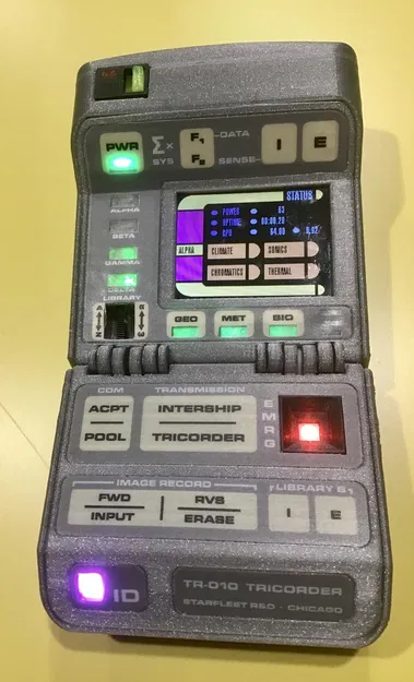 Star Trek Next Generation Tricorder - TR-580 v1 (arduino) - Image 1