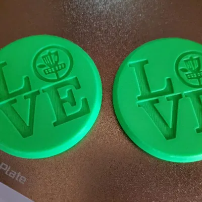 Marker Mini "Love" Chơi Disc Golf