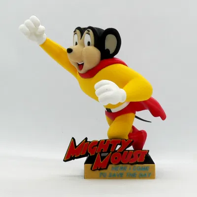Mô hình 3D Mighty Mouse anh hùng