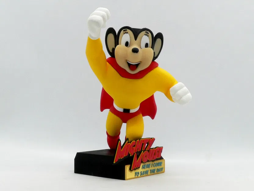 Mô hình 3D Mighty Mouse anh hùng - Image 7
