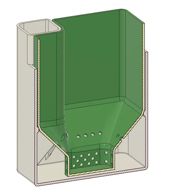 Chậu Tự Tưới Nước Hình Vuông Tiết Kiệm Không Gian - Image 3