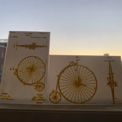 Tranh ảnh Sáng chế Xe đạp Penny Farthing