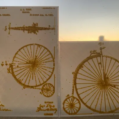 Tranh ảnh Sáng chế Xe đạp Penny Farthing