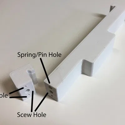 Tay cầm lò xo cho việc mài dao