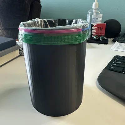 Thùng Rác Mini Ziploc Cho Xe Hơi/Bàn Làm Việc/V.v.