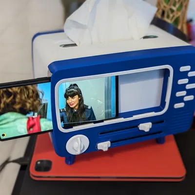 Chân Điện Thoại Hộp Giấy Ăn Kiểu TV