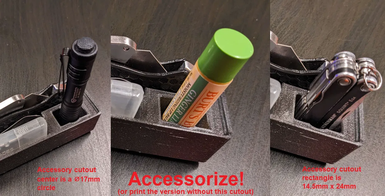 Hộp Đựng Dao Cạo Gridfinity JerryRigEverything, Lưỡi Dao và Phụ Kiện - Image 4