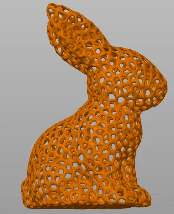 Mô Hình 3D Thỏ Phục Sinh voro - Image 2