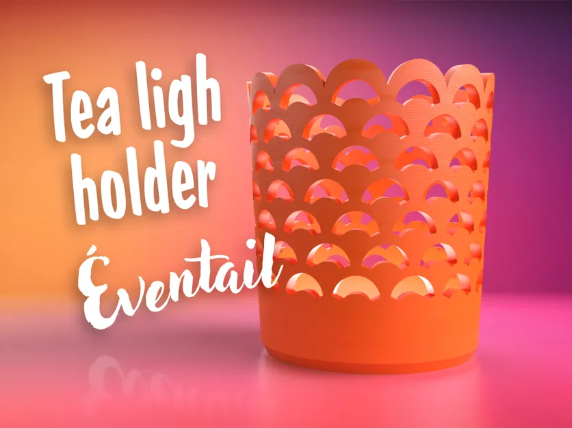 Chân nến Ly - Họa tiết Quạt - Image 1