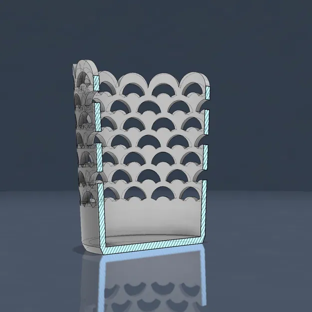 Chân nến Ly - Họa tiết Quạt - Image 7