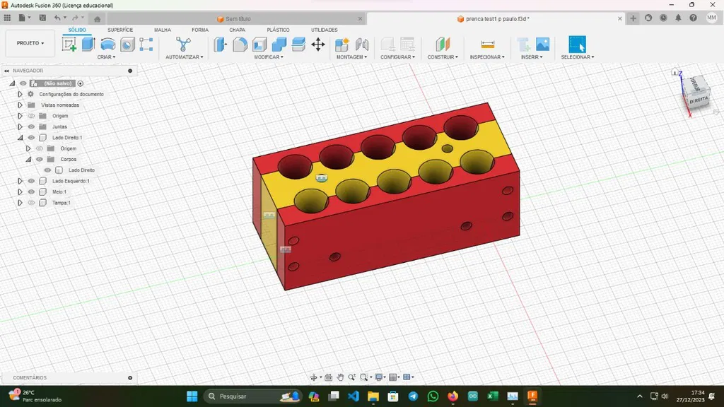 Khuôn Ép Nhang - Thiết kế thực tế với Lỗ Đóng Gói v2 - Image 2