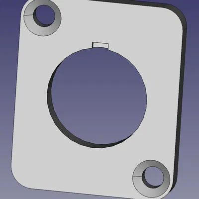 Khớp nối Deltron Midi cho lỗ D Neutrik