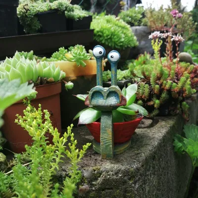 Chậu Hoa Hình Ốc Sên Dễ Thương