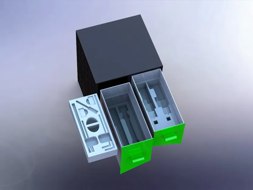 Hộp Đựng Đồ Đa Năng Cho Máy Bambu Lab X1C, P1S, P1P - Image 1