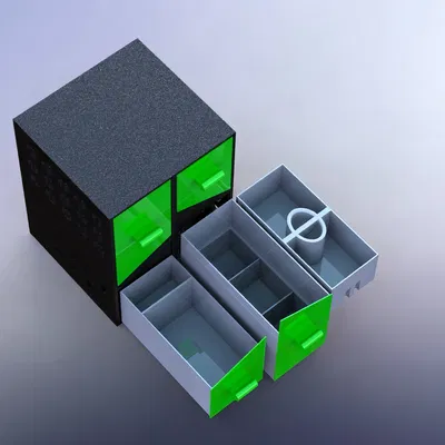 Hộp Đựng Đồ Đa Năng Cho Máy Bambu Lab X1C, P1S, P1P