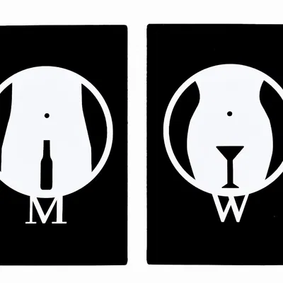 Biển Chỉ Nhà Vệ Sinh Quán Bar