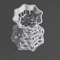 Mô hình 3D Chữ Cái Trang Trí Voronoi 001 - Thumbnail 3