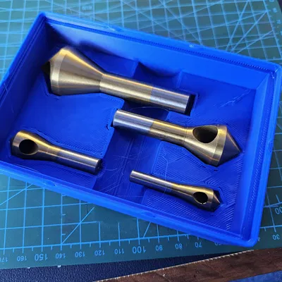 Khay Đựng Mũi Khoét Góc Chamfer Gridfinity (3 x 2)