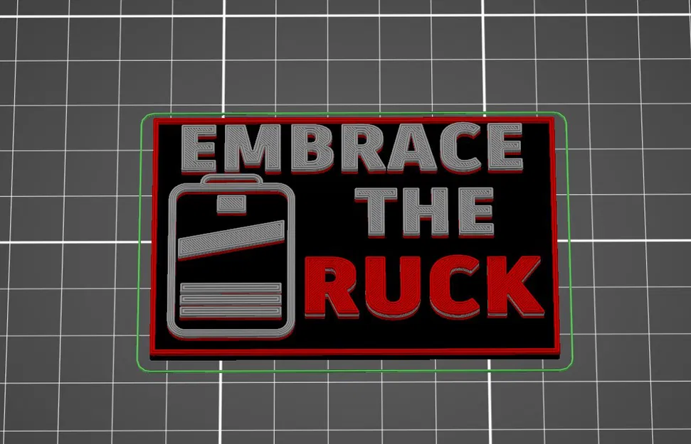 Patch GORUCK Embrace the Ruck 2"x3" - Image 1