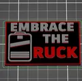 Patch GORUCK Embrace the Ruck 2"x3" - Thumbnail 1
