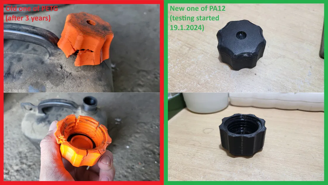 Nắp Bình Xăng Mới Ren M40x4 - Image 6