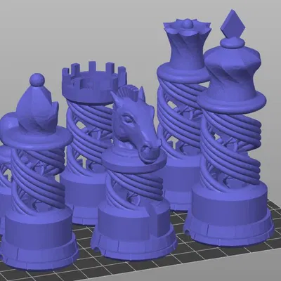 Mẫu Thử Cờ Vua Xoắn Ốc Clone