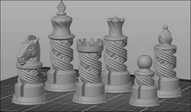 Mẫu Thử Cờ Vua Xoắn Ốc Clone - Image 3