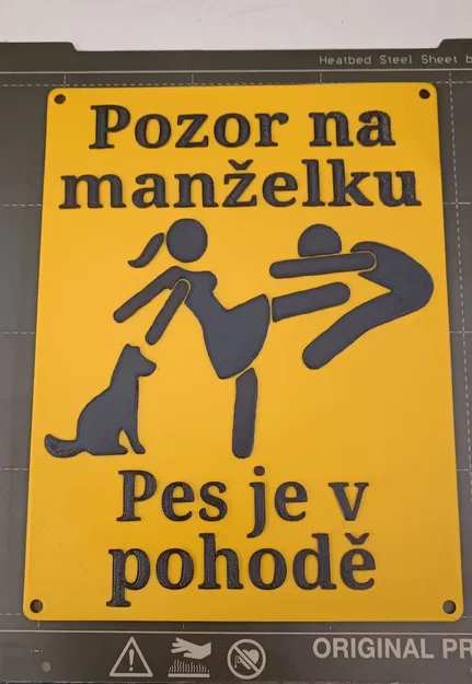 Biển Báo Cảnh Báo - Nhiều Phiên Bản, Tiếng Séc và Tiếng Anh - Image 1