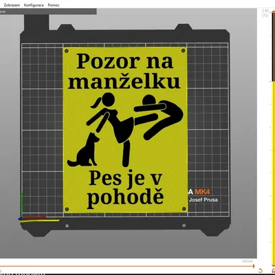 Biển Báo Cảnh Báo - Nhiều Phiên Bản, Tiếng Séc và Tiếng Anh