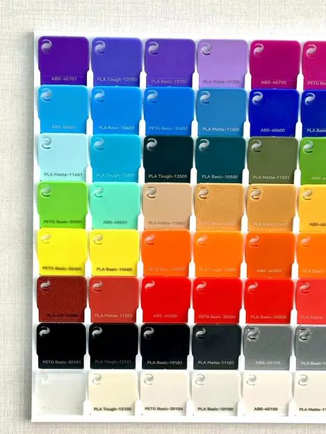 Giá đỡ thẻ mẫu filament trưng bày máy in Bambu Lab - Image 5