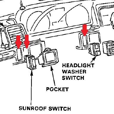 Tấm che nút bấm Honda CRX