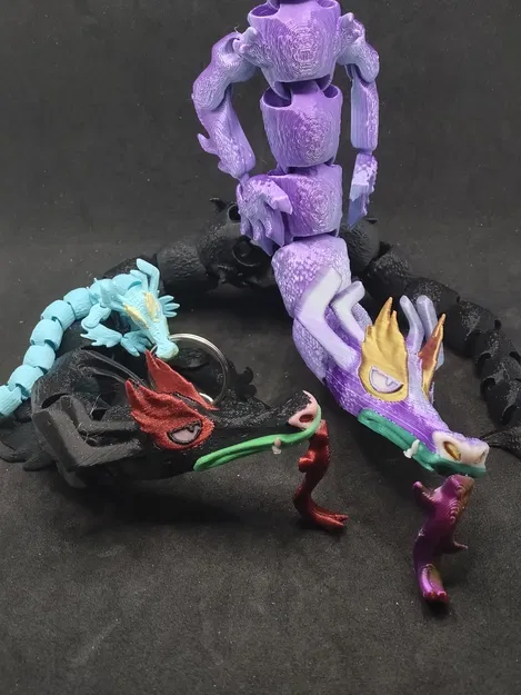 Rồng Aku Khớp Nối - Mô hình in 3D - Image 1