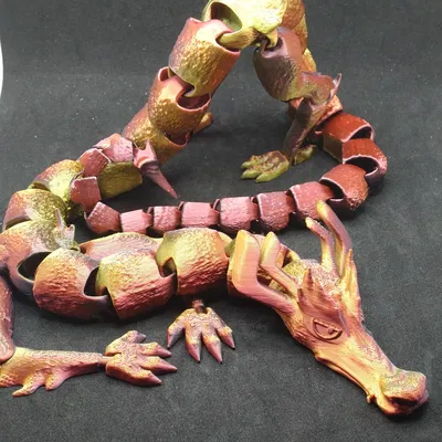 Rồng Aku Khớp Nối - Mô hình in 3D