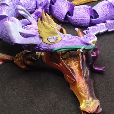 Rồng Aku Khớp Nối - Mô hình in 3D