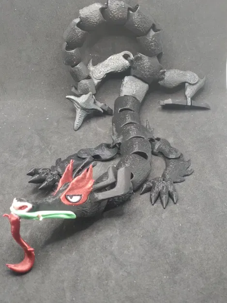 Rồng Aku Khớp Nối - Mô hình in 3D - Image 10