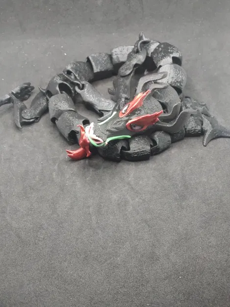 Rồng Aku Khớp Nối - Mô hình in 3D - Image 11