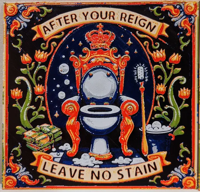 Sau khi bạn trị vì, đừng để lại vết bẩn. Mẫu gạch trang trí Anh và Hà Lan. - Image 2