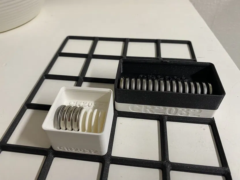 Khay Gridfinity cho pin CR2032 - Image 1