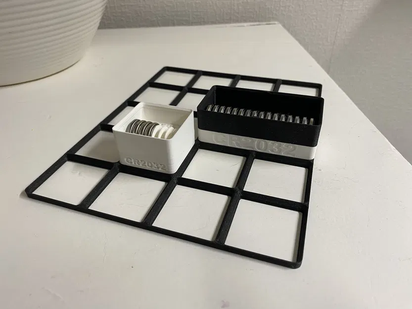 Khay Gridfinity cho pin CR2032 - Image 2