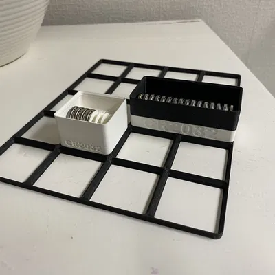 Khay Gridfinity cho pin CR2032