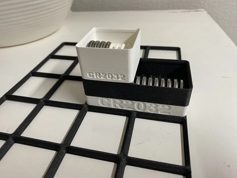 Khay Gridfinity cho pin CR2032 - Image 3