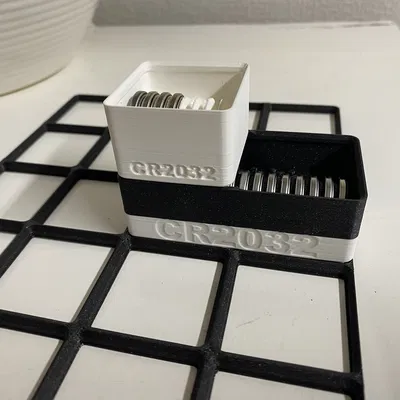 Khay Gridfinity cho pin CR2032