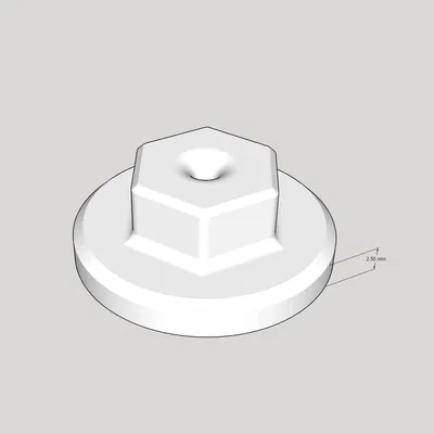 Mặt Bích Hộp Sấy (cho bộ cấp PC4-M6 với nắp vặn có núm xoay)