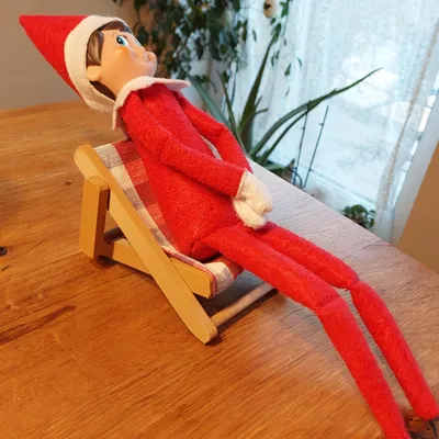 Ghế xếp cho Ông Già Noel/Elf on the Shelf - Klappstuhl