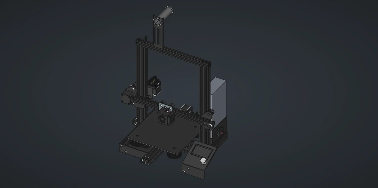 Mô hình Ender 3 .FCStd gốc được chuyển đổi cho FreeCAD - Image 1