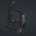 Mô hình Ender 3 .FCStd gốc được chuyển đổi cho FreeCAD - Thumbnail 1